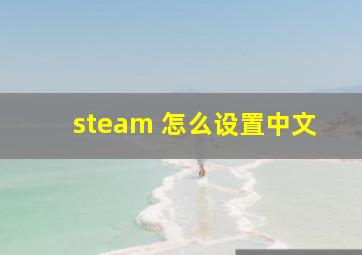 steam 怎么设置中文